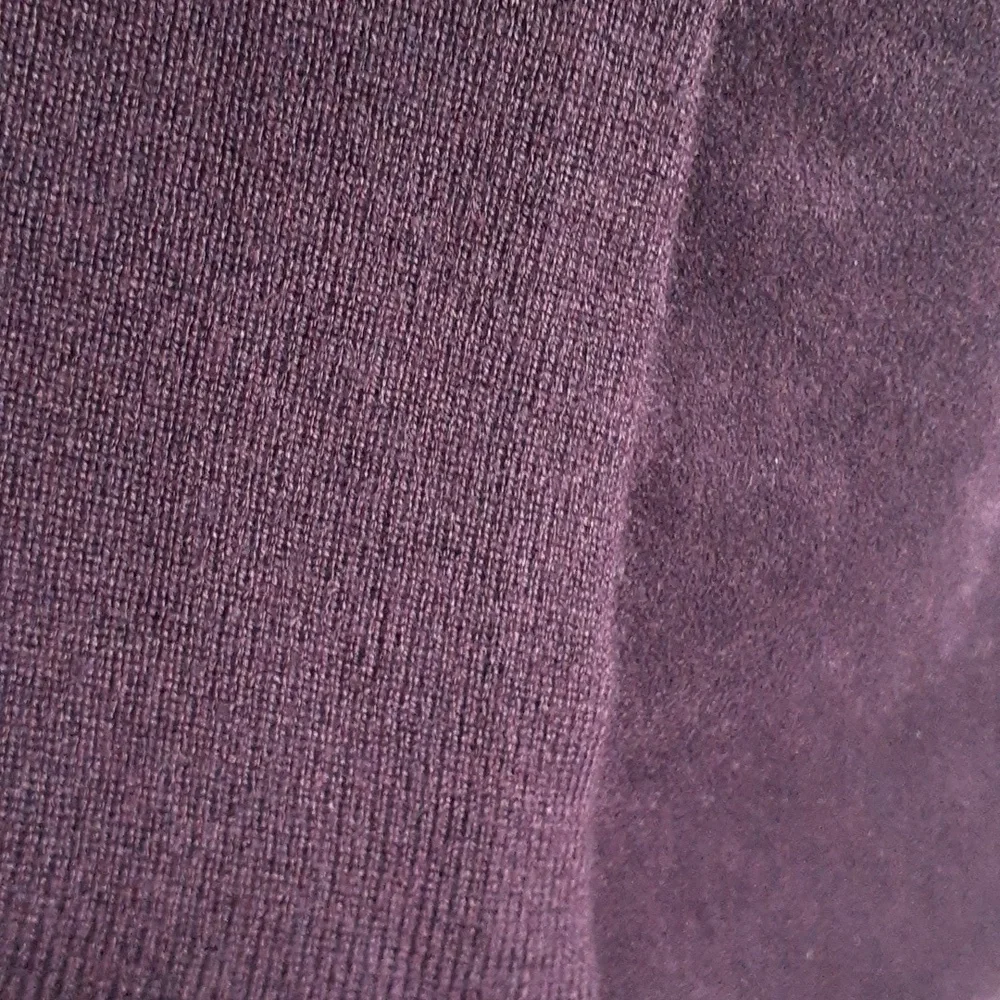 Calvin Klein Women's Faux Suede And Knit Purple Cardigan And Tank Top Set - Picture 7 of 9